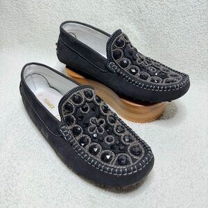 Primigi Women's W5.5 (EU 36) Black Embellished Loafers